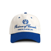 Country Club Baseball Hat Natural Royal