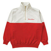 Club Fleece Half Zip Red - Unisex