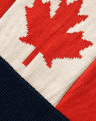 Canada Flag Cotton Knit Sweater - Unisex