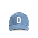 Kids Letter D Baseball Hat Denim
