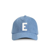 Kids Letter E Baseball Hat Denim