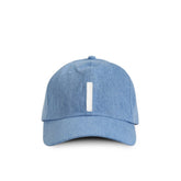 Kids Letter I Baseball Hat Denim