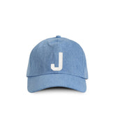 Kids Letter J Baseball Hat Denim