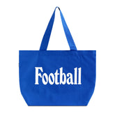 Football Retro Tote Bag Blue