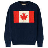 Canada Flag Cotton Knit Sweater - Unisex