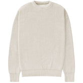 Cotton Knit Sweater Ecru - Unisex