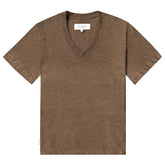 Friday V-Neck Tee Heather Brown