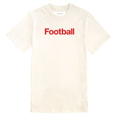 Football Helvetica Tee Natural - Unisex