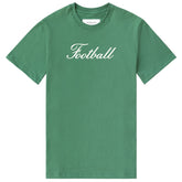 Football Script Tee Green - Unisex