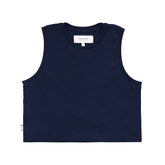 Tuesday Tank Crop Top Navy