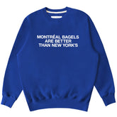 Montreal Bagels Sweatshirt Royal - Unisex
