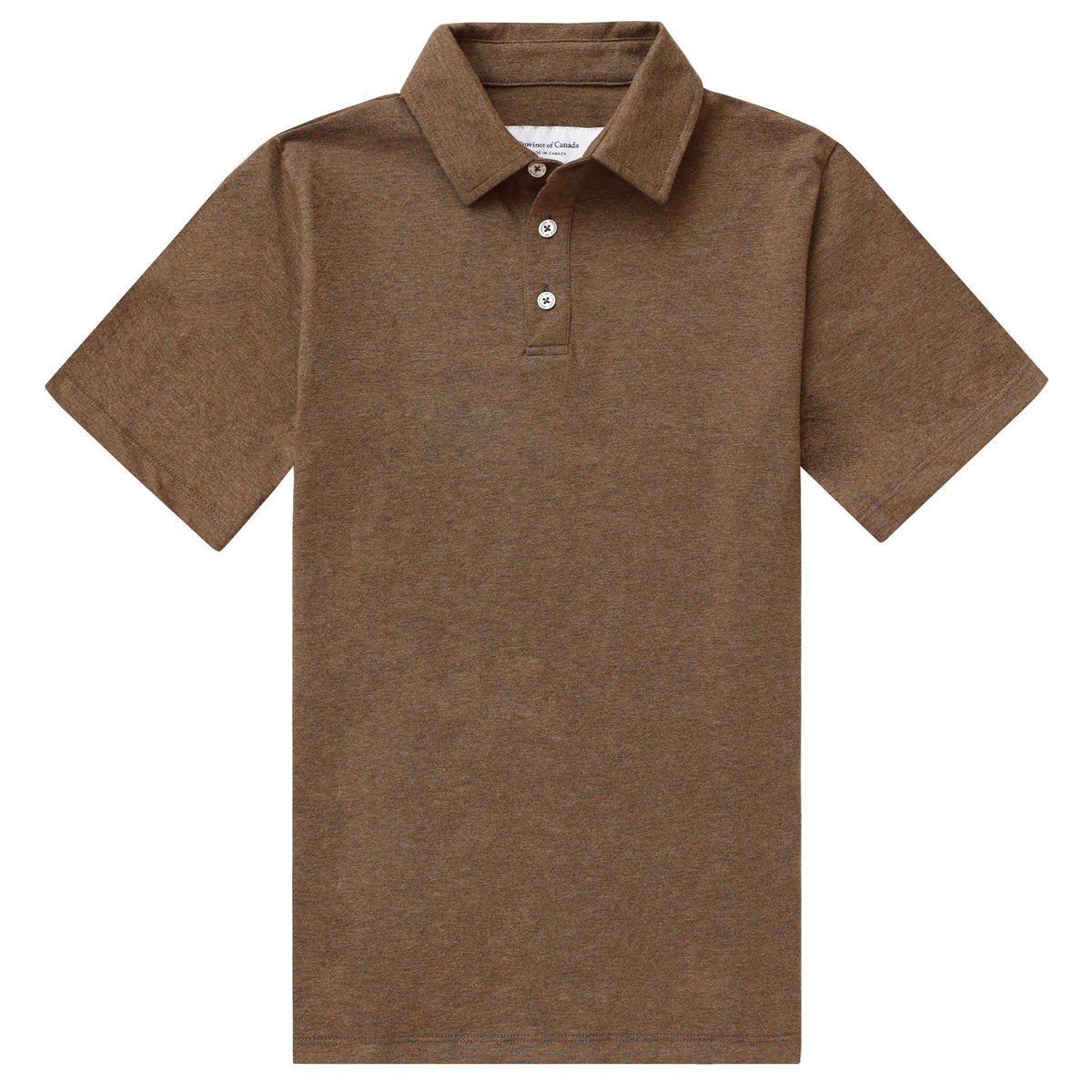 Sunday Polo Shirt Heather Brown - Unisex