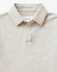 Sunday Polo Shirt Oatmeal - Unisex