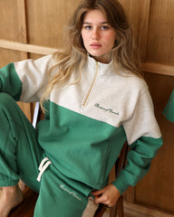 Club Fleece Half Zip Green - Unisex