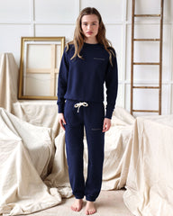Relaxed French Terry Sweatpant Navy - Unisex