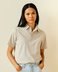 Sunday Polo Shirt Oatmeal - Unisex