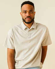 Sunday Polo Shirt Oatmeal - Unisex
