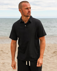 Sunday Polo Shirt Black - Unisex