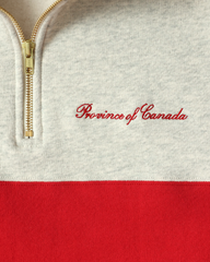 Club Fleece Half Zip Red - Unisex